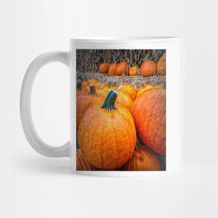 Rainy Day At The Pumpkin Patch Mug